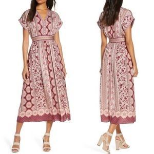 Gal Meets Glam Liza Print Dress, Size 6